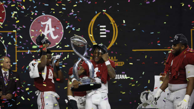 CFP semifinal Cotton Bowl postgame ceremony